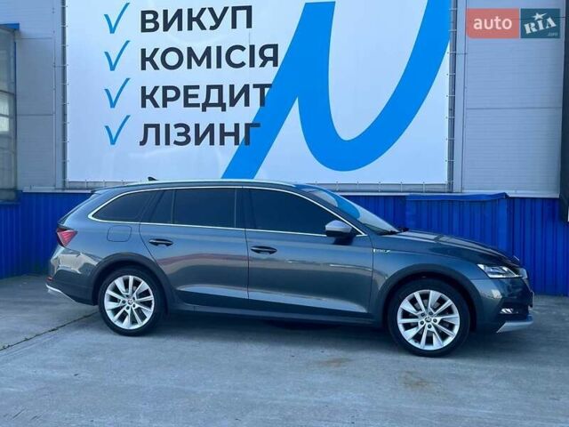 Серый Шкода Октавия Скаут, объемом двигателя 1.97 л и пробегом 201 тыс. км за 23500 $, фото 3 на Automoto.ua