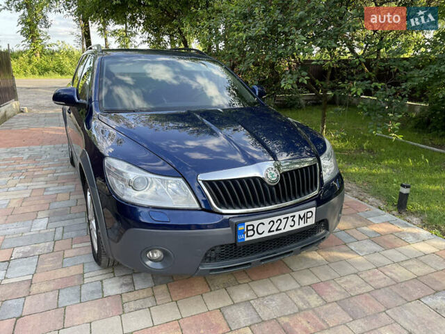 Синий Шкода Октавия Скаут, объемом двигателя 1.8 л и пробегом 135 тыс. км за 7595 $, фото 1 на Automoto.ua