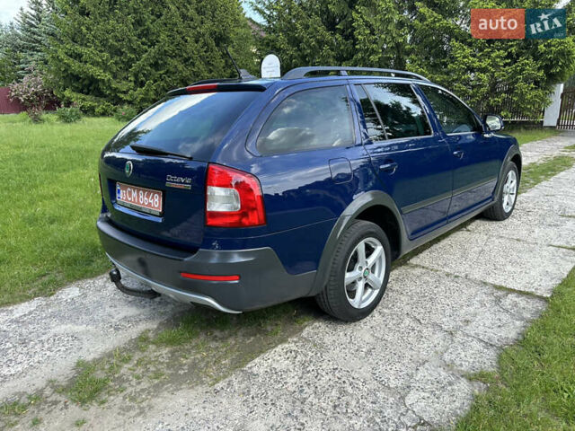 Синий Шкода Октавия Скаут, объемом двигателя 1.8 л и пробегом 155 тыс. км за 9300 $, фото 31 на Automoto.ua