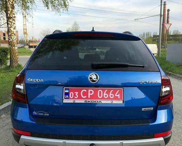 Синій Шкода Octavia Scout, об'ємом двигуна 2 л та пробігом 218 тис. км за 20999 $, фото 10 на Automoto.ua