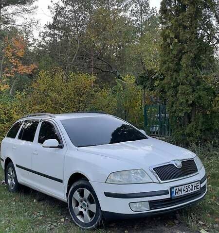 Белый Шкода Октавия, объемом двигателя 2 л и пробегом 440 тыс. км за 6000 $, фото 6 на Automoto.ua