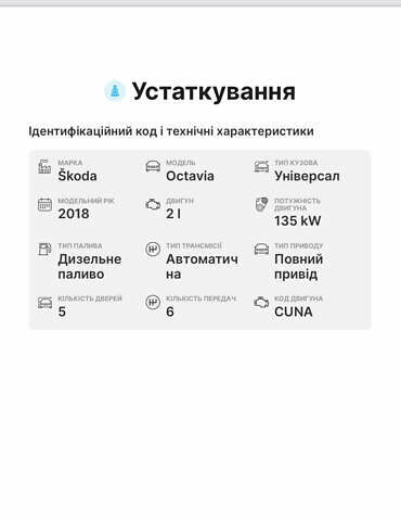 Белый Шкода Октавия, объемом двигателя 2 л и пробегом 220 тыс. км за 15999 $, фото 165 на Automoto.ua