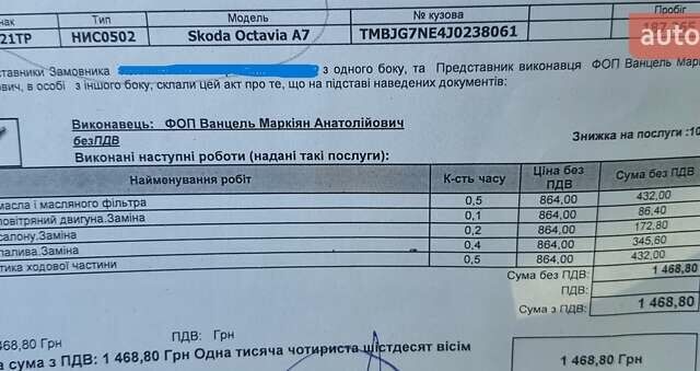 Білий Шкода Октавія, об'ємом двигуна 1.6 л та пробігом 197 тис. км за 14800 $, фото 50 на Automoto.ua