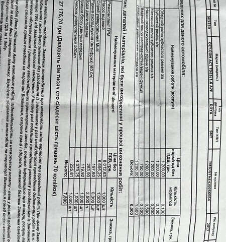 Белый Шкода Октавия, объемом двигателя 1.6 л и пробегом 198 тыс. км за 12200 $, фото 11 на Automoto.ua