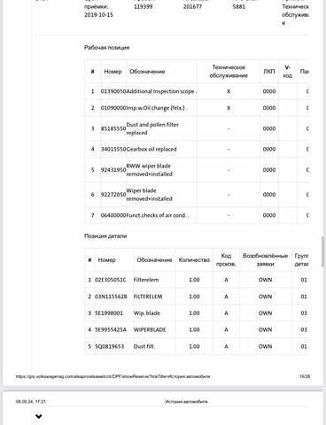 Белый Шкода Октавия, объемом двигателя 2 л и пробегом 226 тыс. км за 16950 $, фото 44 на Automoto.ua