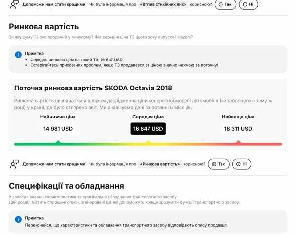 Білий Шкода Октавія, об'ємом двигуна 1.6 л та пробігом 210 тис. км за 14350 $, фото 63 на Automoto.ua