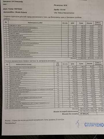 Белый Шкода Октавия, объемом двигателя 1.6 л и пробегом 176 тыс. км за 14500 $, фото 14 на Automoto.ua