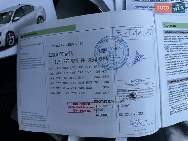 Белый Шкода Октавия, объемом двигателя 1.4 л и пробегом 72 тыс. км за 11999 $, фото 71 на Automoto.ua