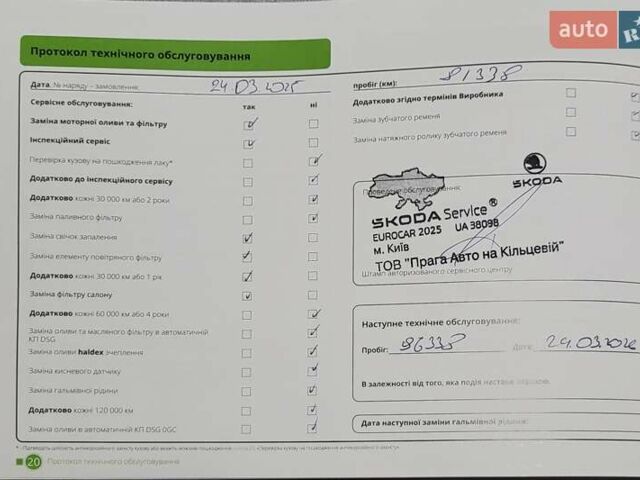 Белый Шкода Октавия, объемом двигателя 1.4 л и пробегом 98 тыс. км за 17990 $, фото 12 на Automoto.ua