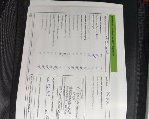 Белый Шкода Октавия, объемом двигателя 2 л и пробегом 109 тыс. км за 18600 $, фото 32 на Automoto.ua