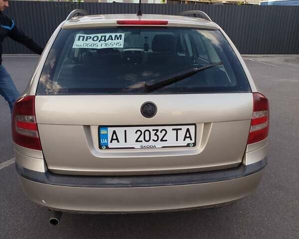 Шкода Октавия 2005 в Броварах на Automoto.ua Бежевый Шкода Октавия, объемом двигателя 1.6 л и пробегом 326 тыс. км за 5500 $, фото 3 на Automoto.ua