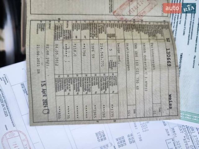 Бежевый Шкода Октавия, объемом двигателя 1.8 л и пробегом 190 тыс. км за 7555 $, фото 11 на Automoto.ua