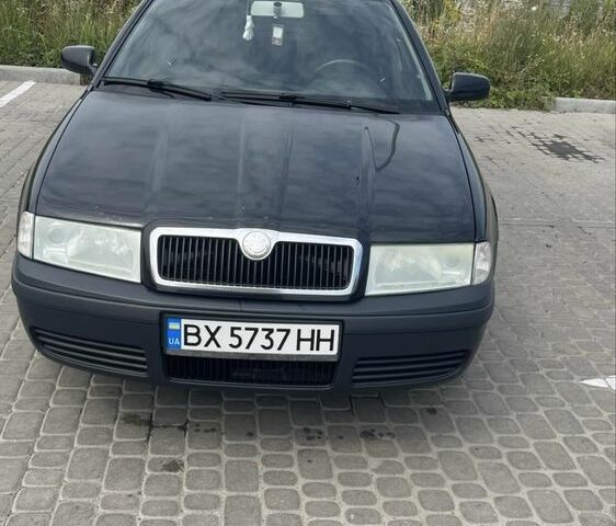 Черный Шкода Октавия, объемом двигателя 1.6 л и пробегом 242 тыс. км за 4000 $, фото 5 на Automoto.ua