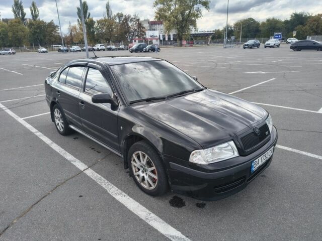 Чорний Шкода Октавія, об'ємом двигуна 1.8 л та пробігом 245 тис. км за 5700 $, фото 1 на Automoto.ua