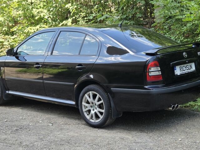 Черный Шкода Октавия, объемом двигателя 1.8 л и пробегом 225 тыс. км за 6000 $, фото 3 на Automoto.ua