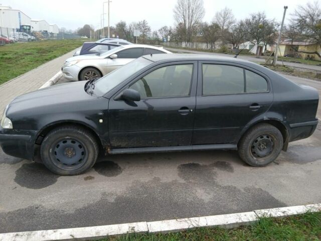 Черный Шкода Октавия, объемом двигателя 1.9 л и пробегом 200 тыс. км за 1000 $, фото 3 на Automoto.ua