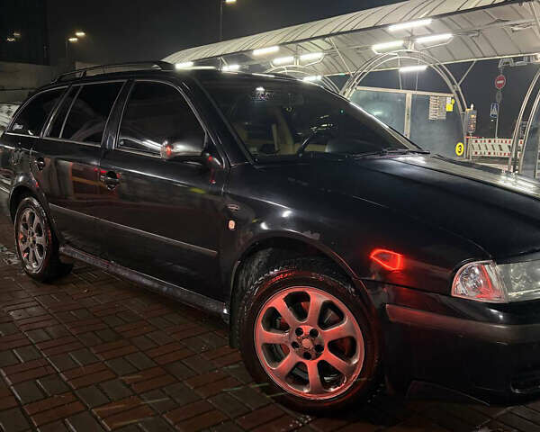 Черный Шкода Октавия, объемом двигателя 1.78 л и пробегом 338 тыс. км за 4300 $, фото 1 на Automoto.ua