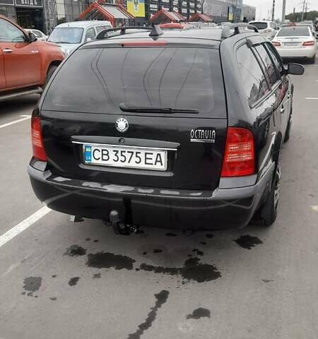 Черный Шкода Октавия, объемом двигателя 1.98 л и пробегом 261 тыс. км за 4700 $, фото 9 на Automoto.ua