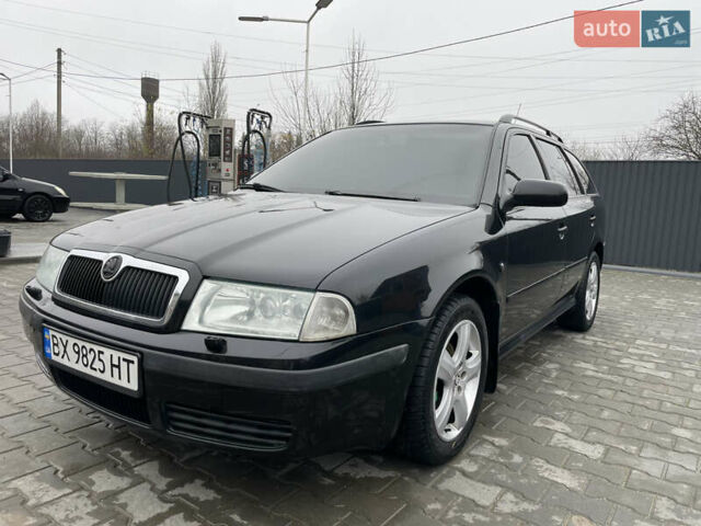 Черный Шкода Октавия, объемом двигателя 1.6 л и пробегом 348 тыс. км за 4200 $, фото 2 на Automoto.ua