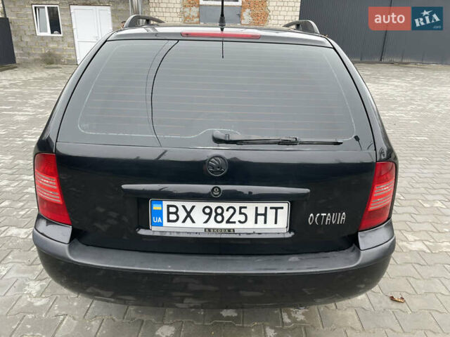 Черный Шкода Октавия, объемом двигателя 1.6 л и пробегом 348 тыс. км за 4200 $, фото 12 на Automoto.ua