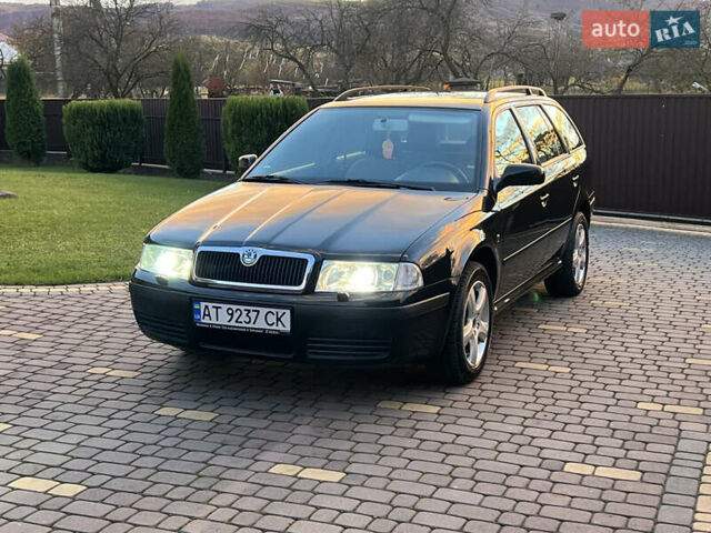 Черный Шкода Октавия, объемом двигателя 1.6 л и пробегом 168 тыс. км за 4950 $, фото 1 на Automoto.ua