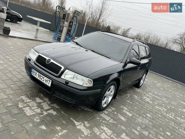 Черный Шкода Октавия, объемом двигателя 1.6 л и пробегом 348 тыс. км за 4200 $, фото 1 на Automoto.ua