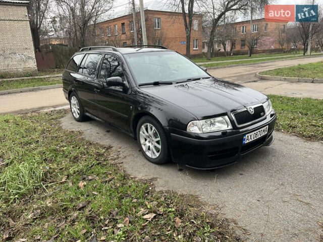 Черный Шкода Октавия, объемом двигателя 1.8 л и пробегом 270 тыс. км за 6600 $, фото 1 на Automoto.ua