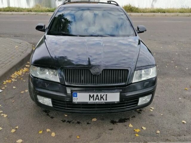 Черный Шкода Октавия, объемом двигателя 2 л и пробегом 300 тыс. км за 5500 $, фото 1 на Automoto.ua