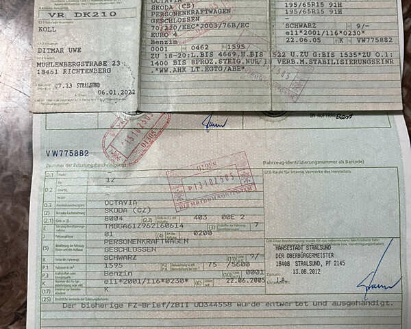 Черный Шкода Октавия, объемом двигателя 1.6 л и пробегом 203 тыс. км за 6300 $, фото 38 на Automoto.ua