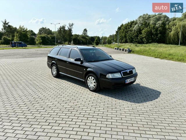 Черный Шкода Октавия, объемом двигателя 1.9 л и пробегом 395 тыс. км за 5000 $, фото 1 на Automoto.ua