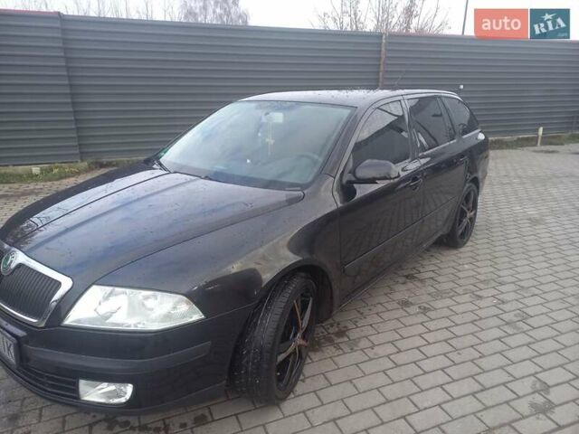 Черный Шкода Октавия, объемом двигателя 2 л и пробегом 200 тыс. км за 5500 $, фото 2 на Automoto.ua