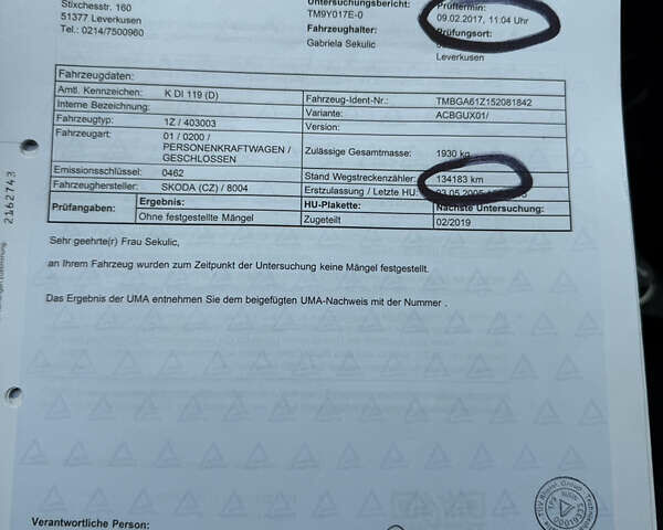 Чорний Шкода Октавія, об'ємом двигуна 1.6 л та пробігом 240 тис. км за 6800 $, фото 49 на Automoto.ua