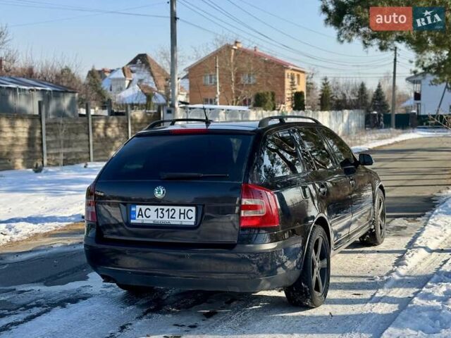 Черный Шкода Октавия, объемом двигателя 1.9 л и пробегом 187 тыс. км за 4300 $, фото 3 на Automoto.ua