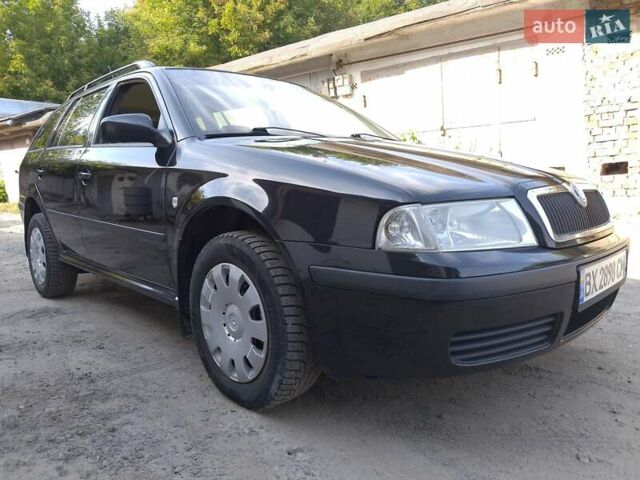 Черный Шкода Октавия, объемом двигателя 1.6 л и пробегом 297 тыс. км за 4700 $, фото 10 на Automoto.ua