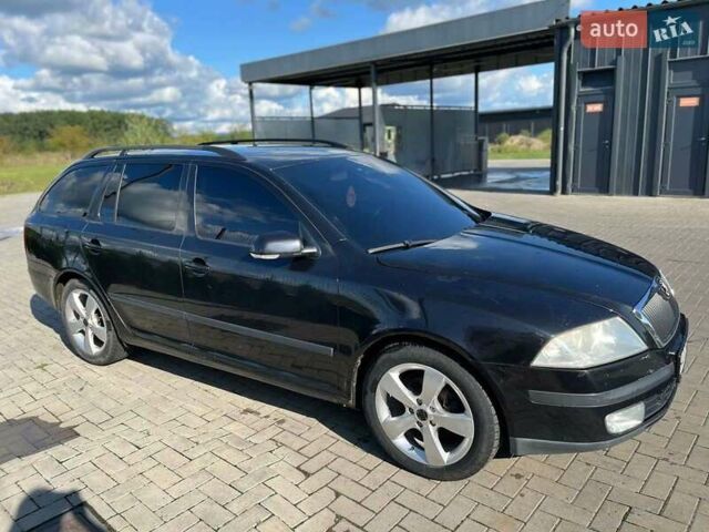 Черный Шкода Октавия, объемом двигателя 2 л и пробегом 339 тыс. км за 4800 $, фото 1 на Automoto.ua