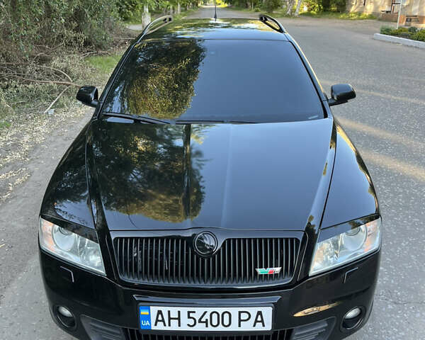 Черный Шкода Октавия, объемом двигателя 2 л и пробегом 230 тыс. км за 6500 $, фото 1 на Automoto.ua