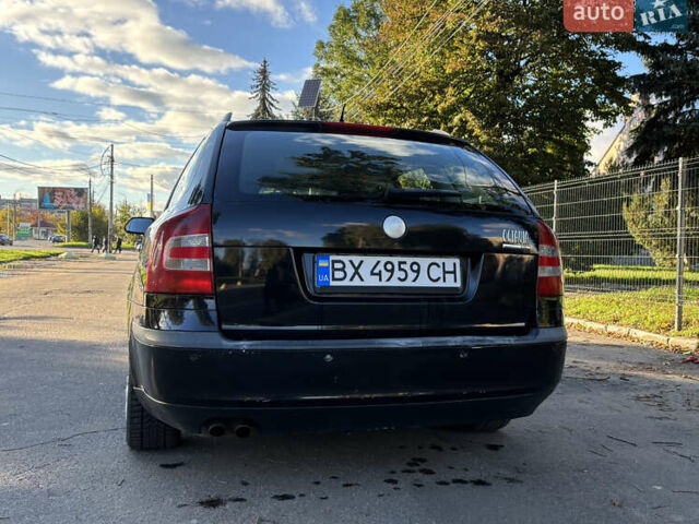 Черный Шкода Октавия, объемом двигателя 2.05 л и пробегом 280 тыс. км за 4500 $, фото 5 на Automoto.ua