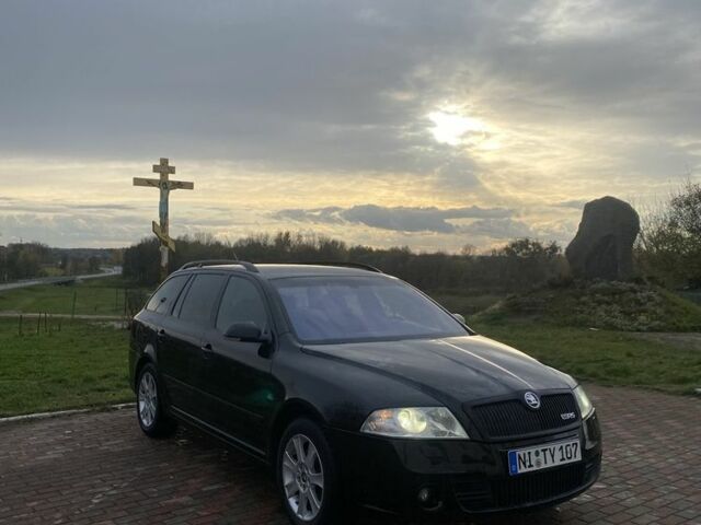 Черный Шкода Октавия, объемом двигателя 2 л и пробегом 244 тыс. км за 4500 $, фото 1 на Automoto.ua