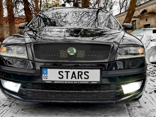 Черный Шкода Октавия, объемом двигателя 2 л и пробегом 456 тыс. км за 7000 $, фото 1 на Automoto.ua