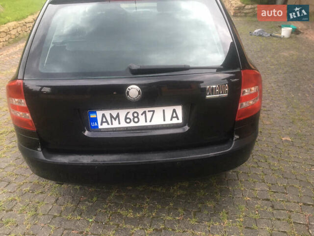 Черный Шкода Октавия, объемом двигателя 1.6 л и пробегом 223 тыс. км за 6300 $, фото 7 на Automoto.ua