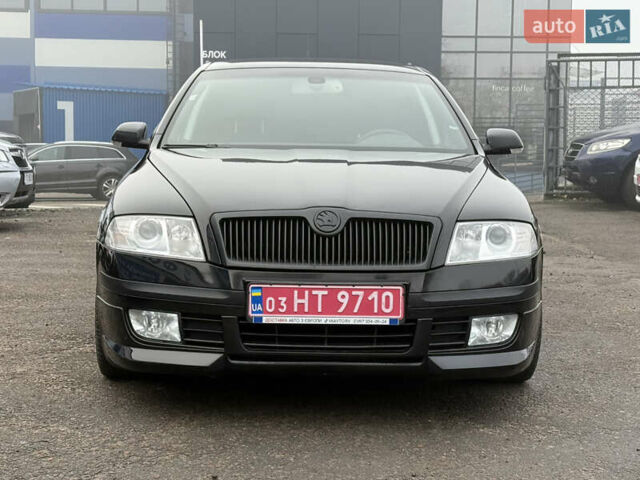 Черный Шкода Октавия, объемом двигателя 2 л и пробегом 196 тыс. км за 7850 $, фото 2 на Automoto.ua