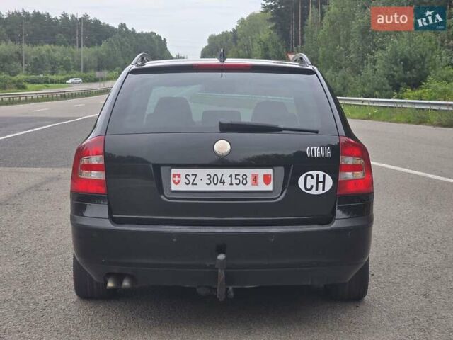 Черный Шкода Октавия, объемом двигателя 2 л и пробегом 245 тыс. км за 9199 $, фото 3 на Automoto.ua