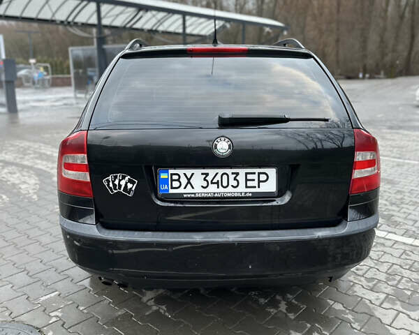 Черный Шкода Октавия, объемом двигателя 1.8 л и пробегом 233 тыс. км за 5600 $, фото 5 на Automoto.ua