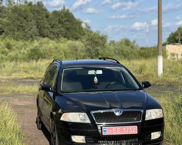 Черный Шкода Октавия, объемом двигателя 1.8 л и пробегом 202 тыс. км за 6550 $, фото 2 на Automoto.ua