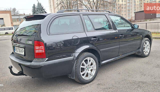 Чорний Шкода Октавія, об'ємом двигуна 1.6 л та пробігом 199 тис. км за 6600 $, фото 11 на Automoto.ua