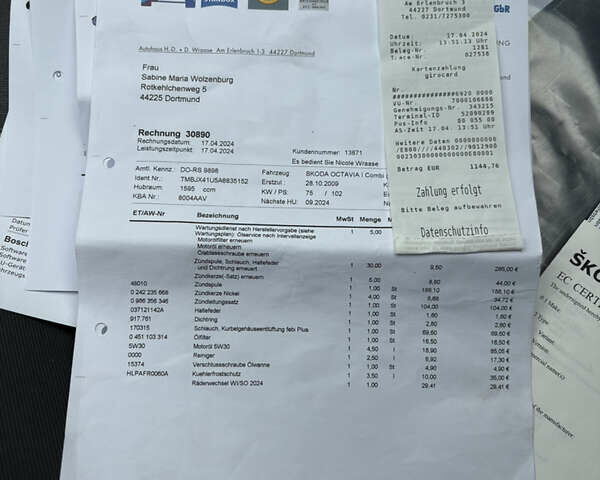 Черный Шкода Октавия, объемом двигателя 1.6 л и пробегом 218 тыс. км за 6777 $, фото 59 на Automoto.ua