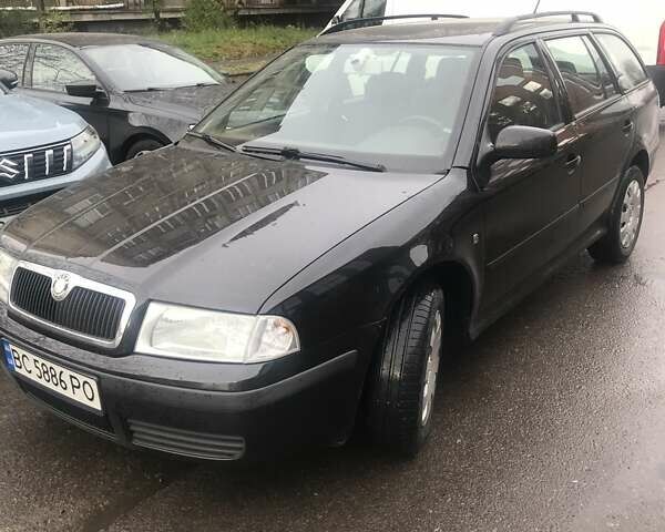 Чорний Шкода Октавія, об'ємом двигуна 1.6 л та пробігом 218 тис. км за 5350 $, фото 3 на Automoto.ua