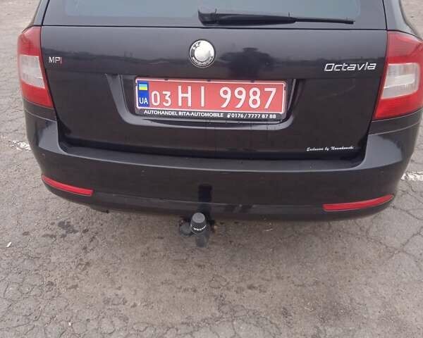 Чорний Шкода Октавія, об'ємом двигуна 1.6 л та пробігом 193 тис. км за 7400 $, фото 13 на Automoto.ua