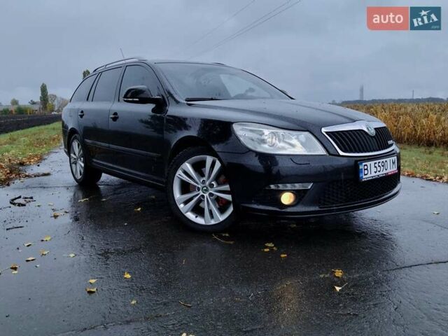 Черный Шкода Октавия, объемом двигателя 2 л и пробегом 220 тыс. км за 10500 $, фото 1 на Automoto.ua