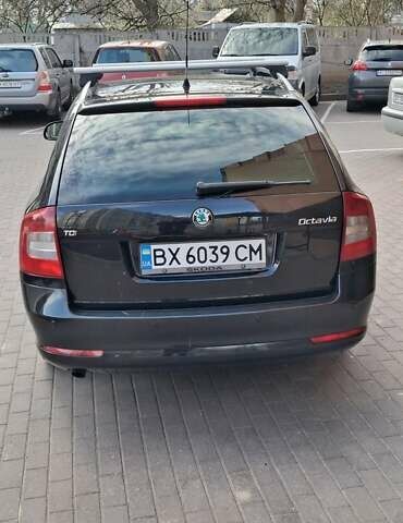 Черный Шкода Октавия, объемом двигателя 2 л и пробегом 296 тыс. км за 8500 $, фото 3 на Automoto.ua